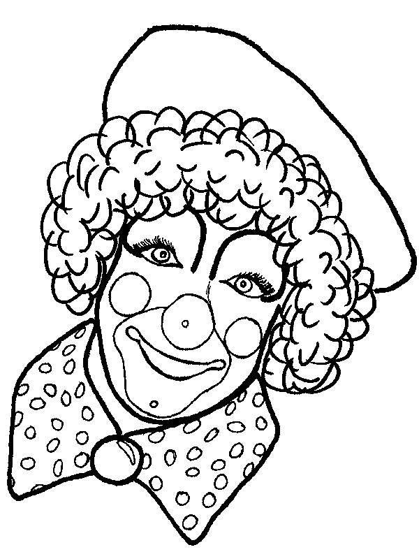 Plansa de colorat cu Carnaval 43 38